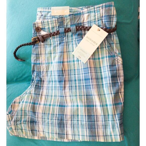 Sonoma Life & Style Modern Fit Above The Knee Mid-Rise /Sits Below The Waist Eas - Picture 3 of 4